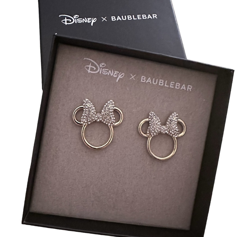 Disney X Baublebar Minnie Mouse Statement Earrings - NIB